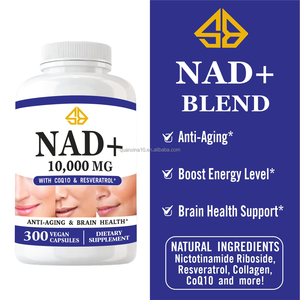 Suplemento de Resveratrol con Coenzima Q10 y NAD+ Liposomal para Aumentar los Niveles de NAD, Salud Antioxidante, 300 Cápsulas para Adultos - Product Image 4