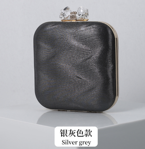 Bolso <span class=keywords><strong>de</strong></span> mano con hebilla incrustada <span class=keywords><strong>de</strong></span> diamante para cena, elegante, elegante, fácil <span class=keywords><strong>de</strong></span> combinar - Product Image 4