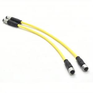 Connecteur étanche Ip67 M8 4 broches personnalisé PVC mâle à femelle connecteurs circulaires de câble à prise droite pour application d'alimentation - Product Image 5