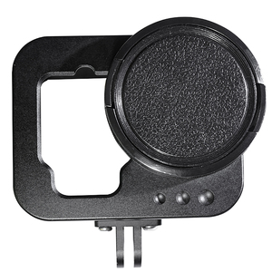 Kim loại trường hợp Đối với GoPro anh hùng 11/10/9 màu xanh, Side mở dây connectable video lồng với 52 Mét Bộ lọc UV, đá rắn tản nhiệt - Product Image 1