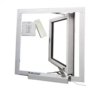 400mm Chain Electric Window Opener 2/4 Wires Motor with Tuya WiFi Curtain Blinds Switch & Remote Control Kit Optional