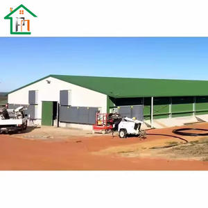 Kits de construction préfabriqués de dessin de grange de hangar de stockage de cheval de structure <span class=keywords><strong>en</strong></span> acier lourd de Offre Spéciale - Product Image 4