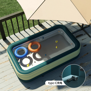 <span class=keywords><strong>Piscine</strong></span> gonflable pliable rapide en PVC pour le voyage, la randonnée, le <span class=keywords><strong>camping</strong></span> et les activités de plein air - Product Image 2