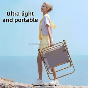 Chaise de <span class=keywords><strong>camping</strong></span> pliante d'extérieur, portable, pour pique-nique, plage, pêche, équipement de <span class=keywords><strong>camping</strong></span>, chaise d'extérieur - Product Image 5