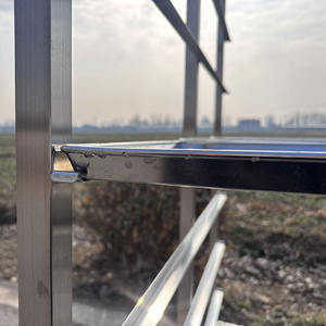 Benutzer definierte Größe montiert 36 Tabletts 6 Tier Edelstahl Bäckerei Gefrier schrank Rack Wagen mit Brems rädern - Product Image 5