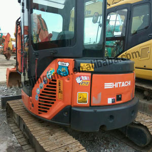 Mini-excavatrice hydraulique sur chenilles Hitachi ZX55U d'occasion, 3T, d'origine japonaise, 2021, faible nombre d'heures, moteur inclus, à vendre - Product Image 2