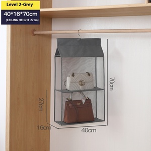 Bolsa de almacenamiento colgante multiusos plegable-Organizador portátil de malla para ropa, juguetes y viajes - Product Image 6