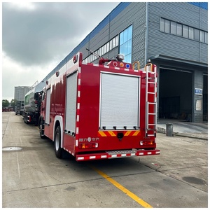 Camion de lutte contre l'incendie HOWO en état neuf, véhicule de suppression de brume, 4x2 Diesel EURO 2, capacité de 8000L, camions de pompiers à vendre - Product Image 5