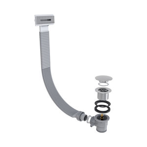 Bañera de acero inoxidable de desbordamiento de placa de latón macho 65cm <span class=keywords><strong>redondo</strong></span> plato escurridor - Product Image 5