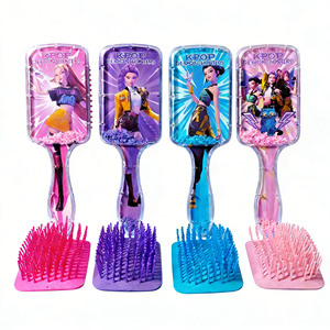Pente de cabelo K-<span class=keywords><strong>POP</strong></span> Demon Hunters Comb Fashion Square de cabo longo com areia movediça, pente de massagem infantil, sucesso de vendas. - Product Image 1