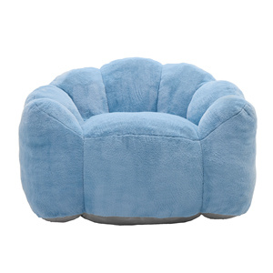 Modern Lotus <b>Compression</b> Sofa Bean <b>Bag</b> with Pull Ring Easy Move Soft Comfort Square Design Fabric for Living Room & Bedroom - Product Image 5