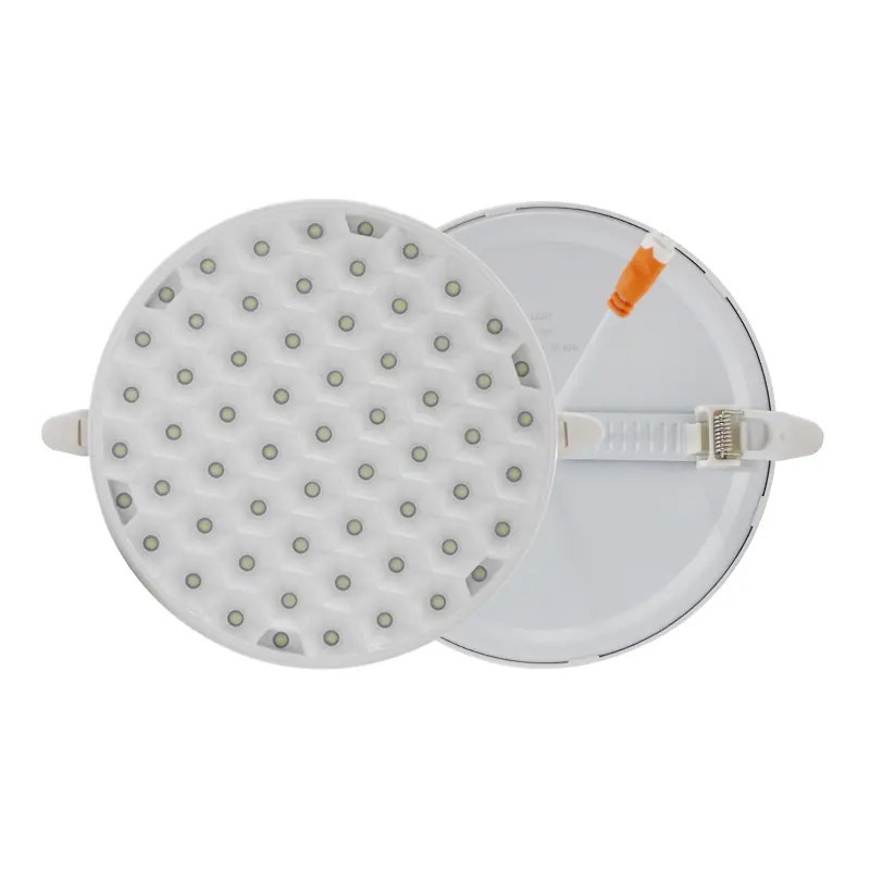 Cutout Hole Size Adjustable Frameless Round Downlight Recessed Ceiling Lamp Led Panel Light