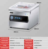 Machine d'emballage sous vide commerciale pour viande, scelleuse automatique à chambre pour la conservation de la viande et de la volaille