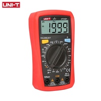 Multimètre Numérique UNI-T UT33A+ UT33B+ UT33C+ UT33D+ à Gamme Automatique, Taille Paume, Voltmètre Ampèremètre AC DC Testeur de Résistance Capacité