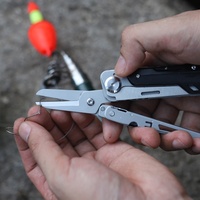 Couteau multi-outils en acier inoxydable, ciseaux pliants, outil utilitaire de camping en plein air, vente en gros