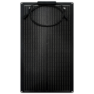 <span class=keywords><strong>Kit</strong></span> de panneaux solaires miniatures flexibles entièrement noirs <span class=keywords><strong>12V</strong></span> 100W 36V 17V 48V 100W avec revêtement Efta, tolérance à la ombre et diodes de bypass - Product Image 4