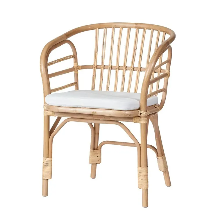 foshan maker outdoor furnitures real rattan flower chair handmade garden chairs