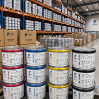 Encre d'impression offset à base d'huile de qualité professionnelle FORDIA pour solvants, conçue pour une utilisation sur imprimantes haut de gamme