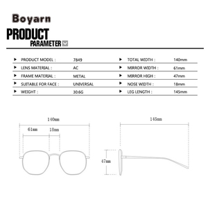 Boyarn, <span class=keywords><strong>gafas</strong></span> <span class=keywords><strong>cuadradas</strong></span> de gran tamaño para miopía, <span class=keywords><strong>gafas</strong></span> antiluz azul para hombre y <span class=keywords><strong>mujer</strong></span>, <span class=keywords><strong>gafas</strong></span> de Metal para ordenador, <span class=keywords><strong>gafas</strong></span> de graduación para <span class=keywords><strong>mujer</strong></span> - Product Image 4