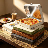 Boîte à pizza en aluminium recyclable SP4342, résistante aux hautes températures