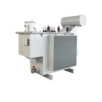 Transformateur de puissance triphasé de type extérieur certifié CE S13 30kVA-20000kVA 6kV-110kV immergé dans l'huile Cuivre/Aluminium 50/60Hz