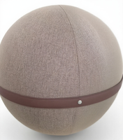 Housse de ballon ergonomique personnalisée pour chaise ballon, lavable, 65 cm, effet lin, antidérapante, pour salle de sport, vente en gros