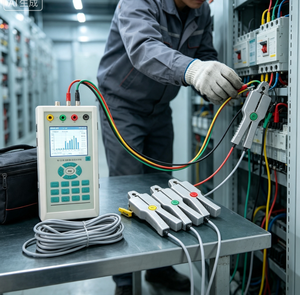 L'analyseur peut effectuer des mesures précises de la qualité de l'alimentation et prendre en charge l'analyse THD, ainsi que les tests de tension et de courant. - Product Image 1