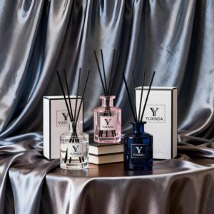 Độc đáo 100ml sáng tạo hình chữ nhật khuếch tán chai Hương liệu hương thơm chai thủy tinh với nút chai cho văn phòng nhà khách sạn phòng nghỉ ngơi - Product Image 1