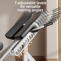 Chaise romaine réglable et banc de musculation combinés |   Banc d'hyperextension multifonctionnel pour l'entraînement du tronc et de la force