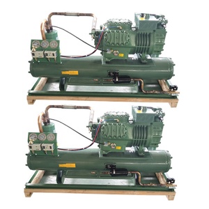 15HP 20HP 30HP 40hp 50hp máy nén lạnh nước biển làm mát ngưng tụ đơn vị 380V/50Hz kim loại trung quốc giá 1 năm bảo hành - Product Image 2