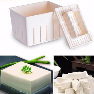 Heiße DIY Kunststoff Tofu Press form Hausgemachte Tofu Form Sojabohnen quark Tofu Herstellung Form mit Käse Stoff Küche Koch werkzeug Set - Product Image 2