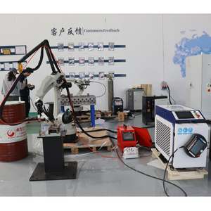 Station de soudage robotisée MIG/<span class=keywords><strong>TIG</strong></span> avec bras robotisé <span class=keywords><strong>à</strong></span> 6 axes, machine de soudage robotisée industrielle avec longueur de bras ajustable - Product Image 2