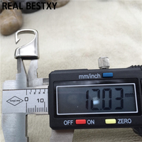 Mode 316L acier inoxydable connecteurs breloques homard fermoir ajustement plat en cuir Bracelet fabrication de bijoux bricolage résultats en gros