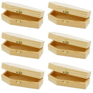 Wooden Pet Urn Coffin <b>Box</b> Natural Wood Retro Style 15x7x4.5 Cm For Pet <b>Memorials</b> Storage - Product Image 1