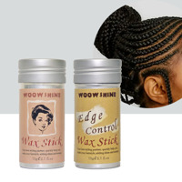 Vente en gros Bâton de cire pour cheveux sans alcool hydratant pour coiffage unisexe pour perruques humaines à tenue forte normale sèches blanches