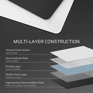 Alfombrilla de Ratón <span class=keywords><strong>Grande</strong></span> para Deportes Electrónicos con Superficie de Vidrio Templado Extrafino Personalizada con Anime HD, Velocidad y Precisión Mejoradas para Juegos, en Existencia - Product Image 3