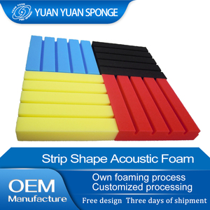 Panel Acústico Autoadhesivo de Espuma Ecológica para Absorción de Sonido en Hoteles y Estudios de Música, <span class=keywords><strong>Precio</strong></span> Económico de Fábrica en China - Product Image 2