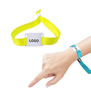 สายรัดข้อมือผ้า RFID แบบกำหนดเอง แฟชั่น ปรับได้ NFC 13.56mhz สำหรับงานอีเว้นท์ พร้อมโลโก้ - Product Image 1