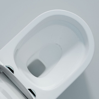Toilettes à chasse directe super whirlpool en gros d'usine avec des toilettes de gros calibre