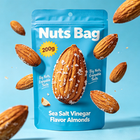 Op maat gemaakte Doypack Mylar PET suiker plastic stand-up pouch zak met ritssluiting, geurloos, voor snoep & zoetigheden verpakking voor suiker