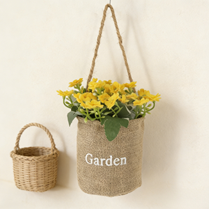 Decoración de Flores Artificiales de <span class=keywords><strong>Aglaia</strong></span> al por Mayor con Bolsa de Yute y Cuerda para Colgar, Flores Artificiales para Arreglos del Hogar y Adornos - Product Image 2