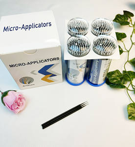 Fournitures de Mini-applicateur de Micro-brosse, baguettes dentaires en microfibre, brosses à Mascara pâle - Product Image 1