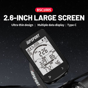 Ciclocomputador GPS <span class=keywords><strong>IGPSPORT</strong></span> <span class=keywords><strong>BSC100S</strong></span> Dispositivos y Accesorios GPS Velocímetro Inalámbrico Cronómetro Digital Odómetro de Ciclismo - Product Image 4