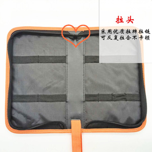 Wholesale custom-made waterproof leather soldering iron storage <b>bag</b>, multiple colors available, <b>tool</b> repair <b>bag</b>, sewing <b>tool</b> - Product Image 3