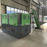 Máquina de Moldeo por Soplado y Estirado de Botellas de Plástico PET/PC, Totalmente Automática, de 3 Cavidades, con Bomba Controlada por PLC