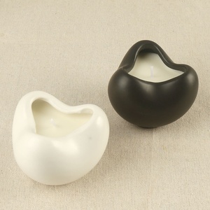Nouveau Porte-Bougie et Pot en Céramique Créatif et Simple pour Mariages, Célébrations, Anniversaires, Commémorations - Ornement de Bougie Parfumée - Product Image 4
