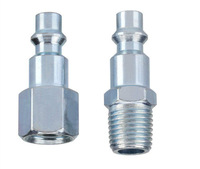 Jeu de bouchons d'air industriels Corps 1/4 "et filetage mâle 1/4" NPT Raccords d'air à connexion rapide en acier