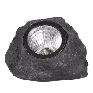 Solar Garden <b>Light</b> Outdoor Rock <b>Led</b> Lamp Water Resistant <b>Light</b> <b>Sensor</b> Automatic With Battery Included - Product Image 2