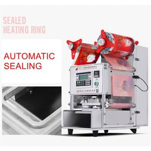 Automatic Vertical Food Tray Sealing Flushing Packing Manual Desktop Fast Food Tray Sealing Machine for Plastic <b>Containers</b> - Product Image 4