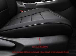 EKR Juego Completo de Fundas de Asiento de Coche de Cuero Transpirable e Impermeable, Personalizadas y de Lujo para <span class=keywords><strong>Volkswagen</strong></span> Golf, Tiguan, <span class=keywords><strong>Polo</strong></span> y CR-V - Product Image 2